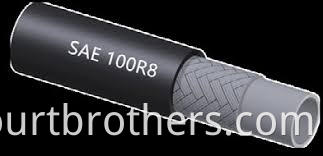 Hot sale durable high pressure SAE 100R8 flexible hydraulic rubber hose